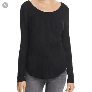 Chaser | black thermal waffle top-size xl